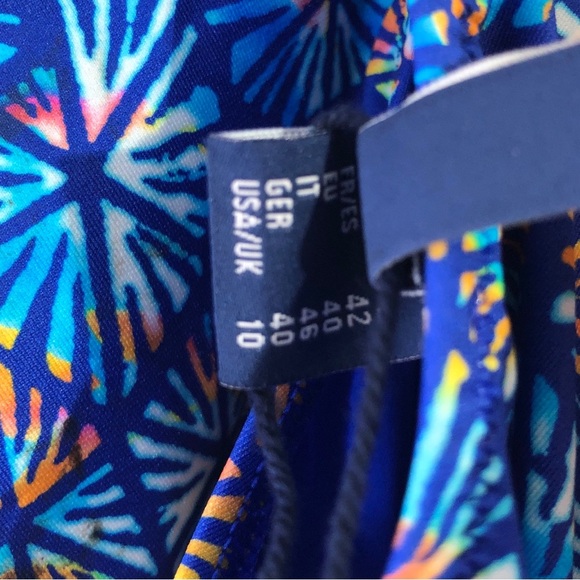 Vilebrequin Women's Carapaces Crossed Back Strap One-Piece Swimsuit Bathing Suit - Picture 9 of 9